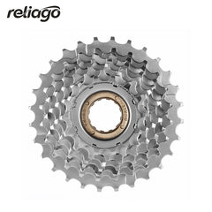 Reliago 7 Speed Freewheel 14-28T Threaded Bicycle Sprocket for QMWHEEL V20 Electric Bike Replacement Parts