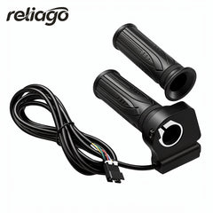 Reliago 36V E-Bike Throttle Grip with Voltage Display and Cruise Control for DYU D3F Electric Bike