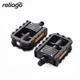 Reliago Folding Bike Pedals with Reflector for HITWAY BK6 E-Bike