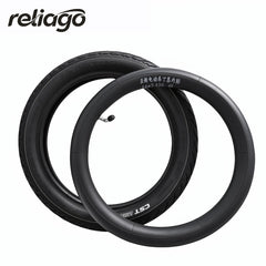 Reliago 14x2.125 E-Bike Tire and Inner Tube Set for DYU D3F