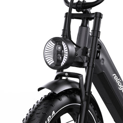 Reliago 48V 500W Fat OT08 Pro Tire Electric Bike 20x4.0 with Dual 18Ah Batteries, Hydraulic Disc Brakes