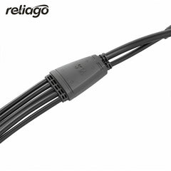 Reliago QMWHEEL V20 Electric Bicycle Wiring Harness 12-Core 2x5-Pin Connector Main Cable E Bike Parts