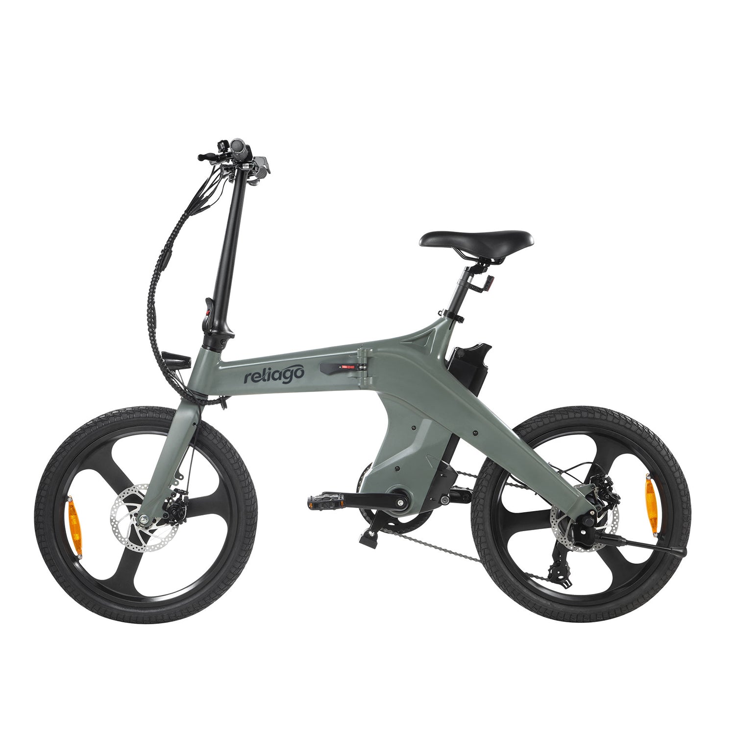 Reliago 20 Inch Folding Electric Bike with Removable Battery - T1 Commuter Ebike|EU Warehouse