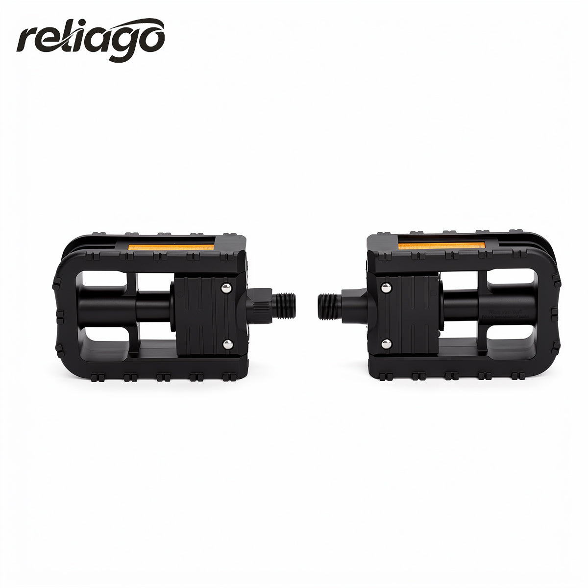 Reliago Folding Bike Pedals with Reflector for HITWAY BK6 E-Bike