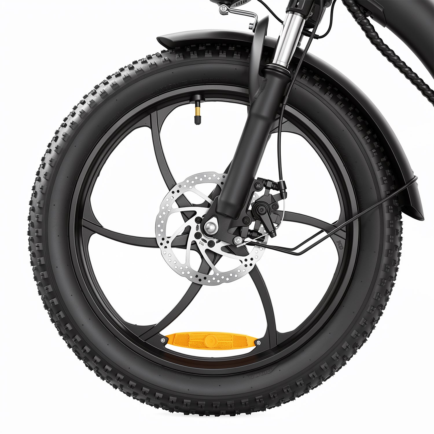 Reliago Yellow Spoke Wheel Reflector Safety Accessory for HITWAY BK6 E-Bike