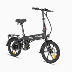 Reliago A1F Pro 16" Folding Electric Bike 250W Lithium Battery Compact E-Bike|EU Warehouse