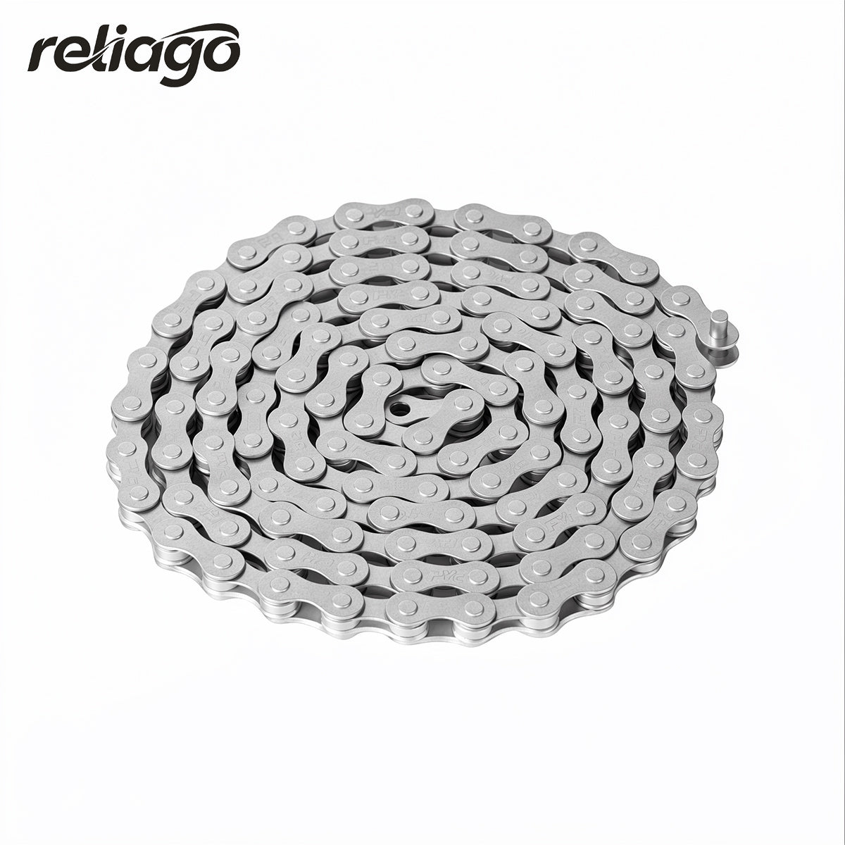 Reliago E-Bike Chain 1/2 x 3/32 Inch 120L Replacement Chain for QMWHEEL V20 Electric Bicycle Maintenance