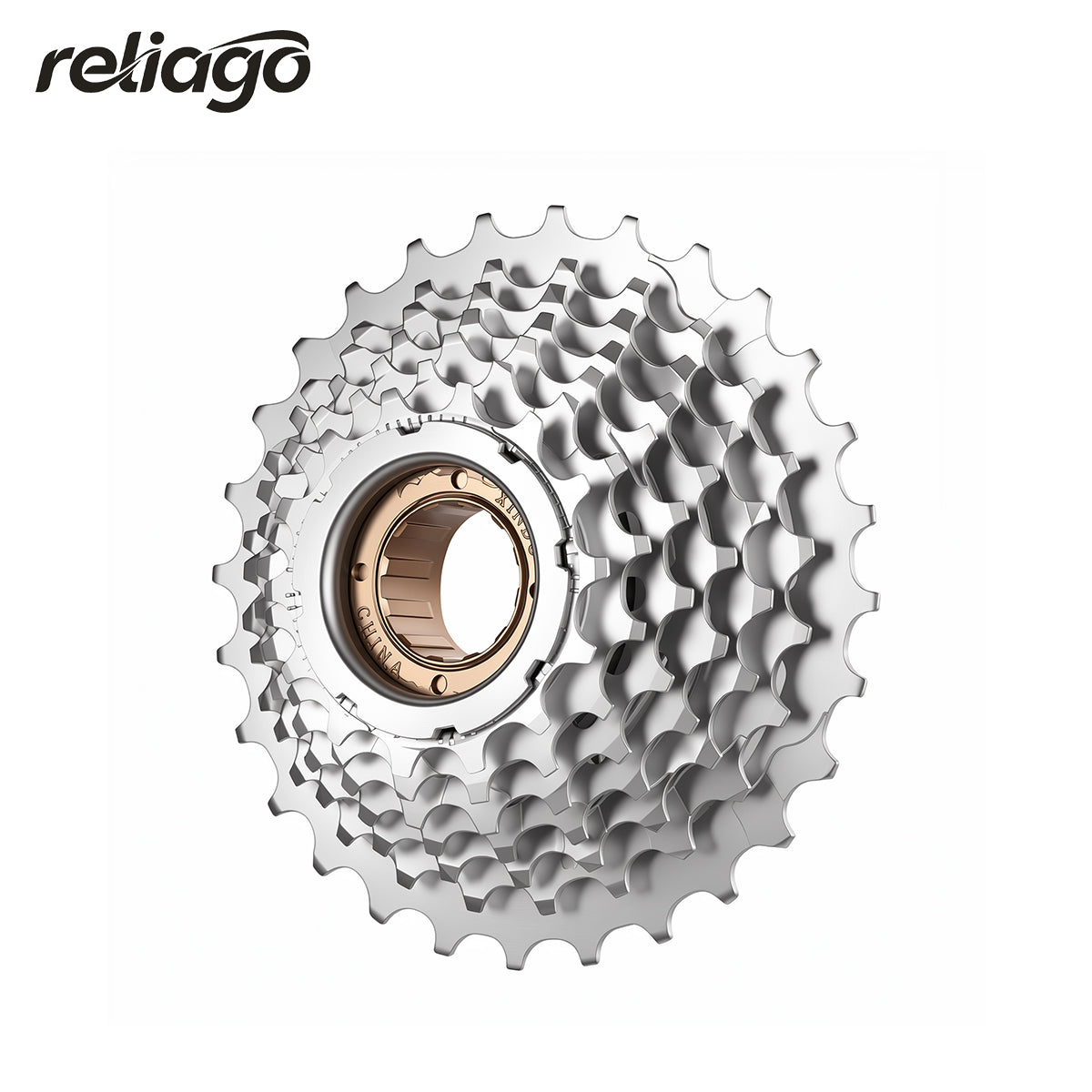 Reliago 7 Speed Freewheel 14-28T Threaded Bicycle Sprocket for QMWHEEL V20 Electric Bike Replacement Parts