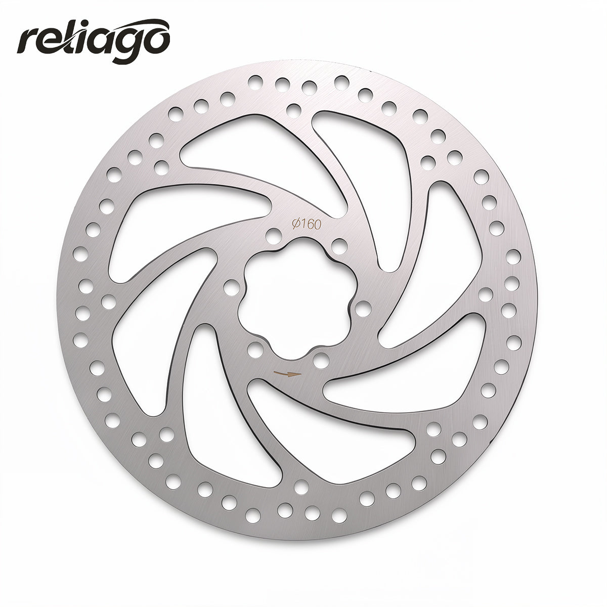 Reliago BK-ROTOR02 160mm E-Bike Brake Rotor Stainless Steel Disc Brake Rotor for Hitway Electric Bike