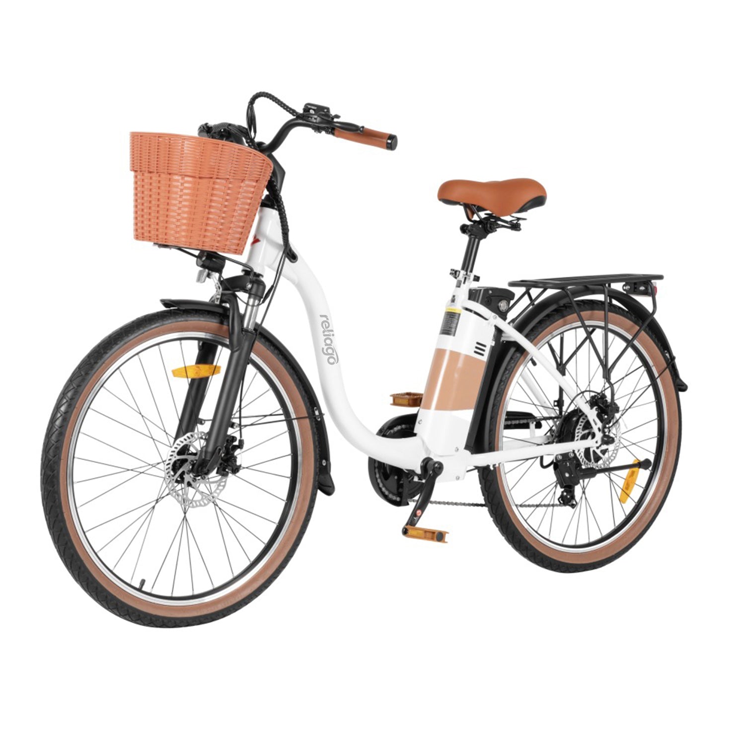 Reliago C6 26" Commuter Electric Bike 350W Motor Long Range Battery E-Bike|EU Warehouse