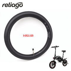 Reliago 14x2.125 E-Bike Tire and Inner Tube Set for DYU D3F