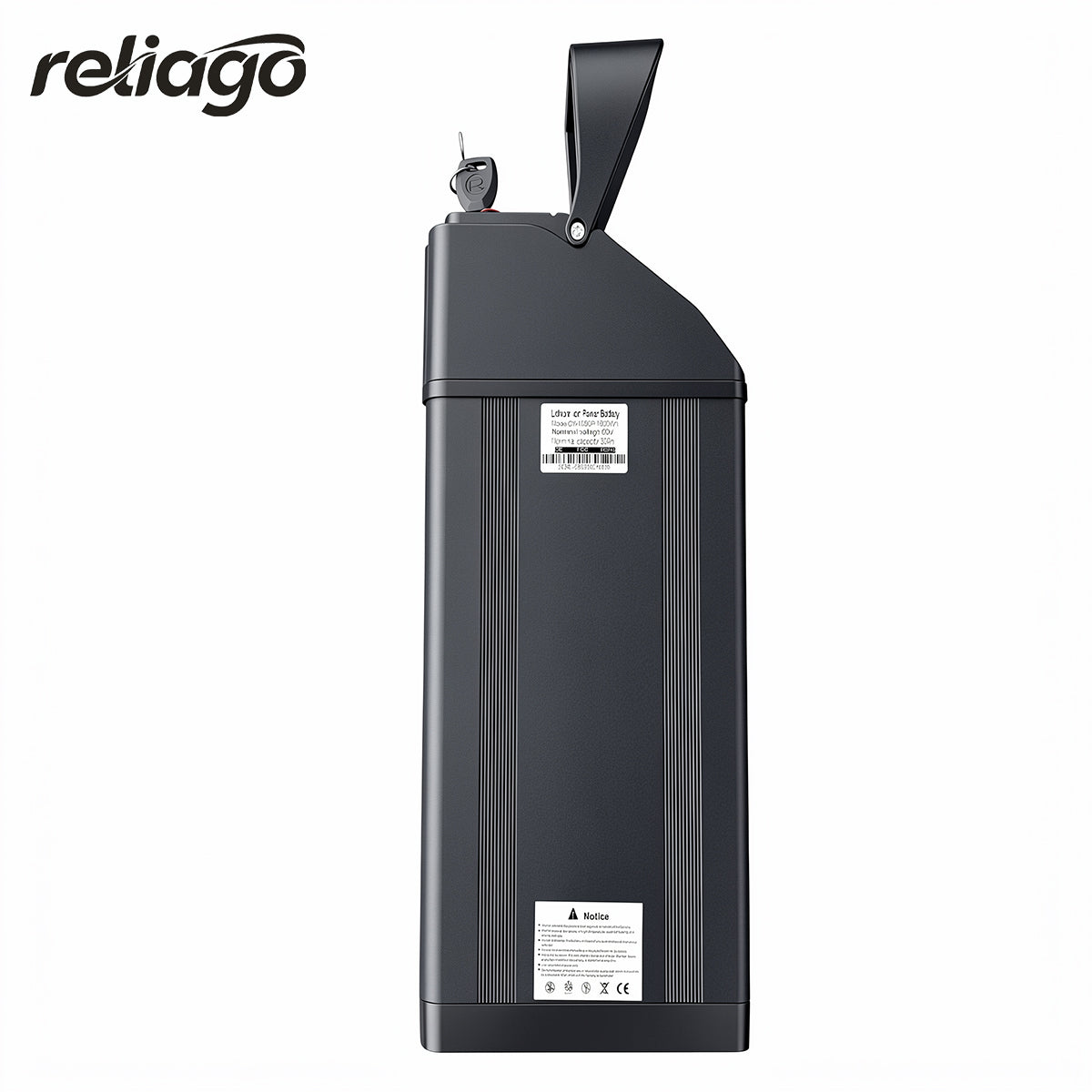 Reliago 60V 30Ah Lithium Ion E-Bike Battery Pack for Freego X2Pro Electric Bike