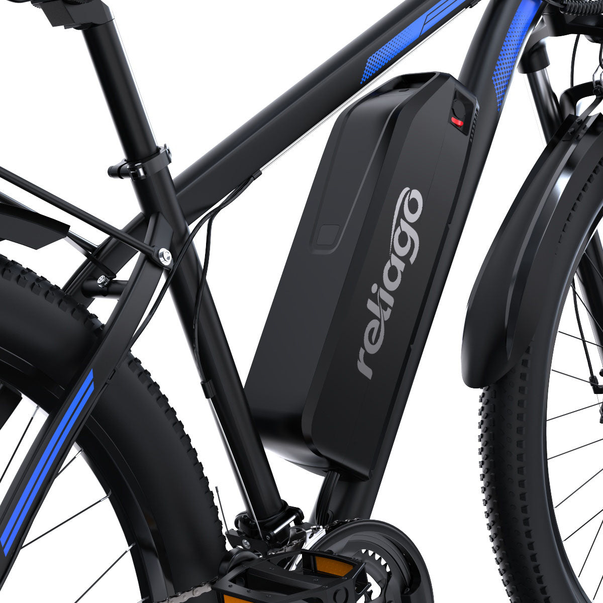 Reliago C29 Dual Battery Electric Bike for Adults, 29" Long Range E-Bike with 750W Motor, 48V 15Ah Removable Battery, Shimano 21-Speed for City & Mountain Riding