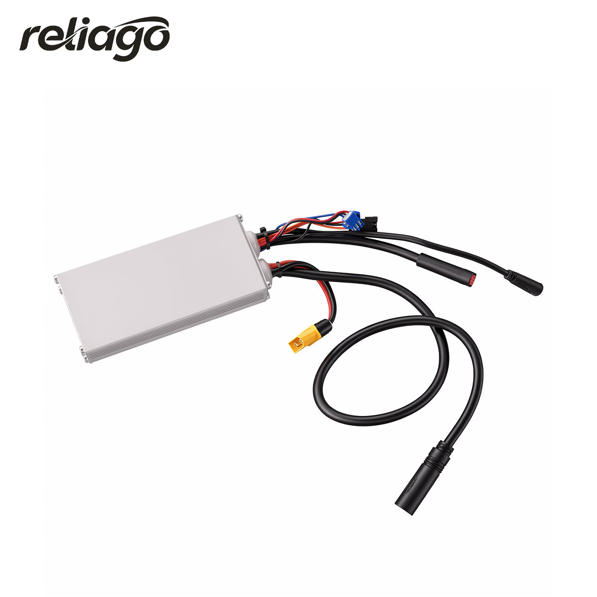 Reliago Electric Bike Controller 48V 500W Sine Wave Motor Controller with H6C Display for QMWHEEL V20 Electric Bicycle Replacement Parts
