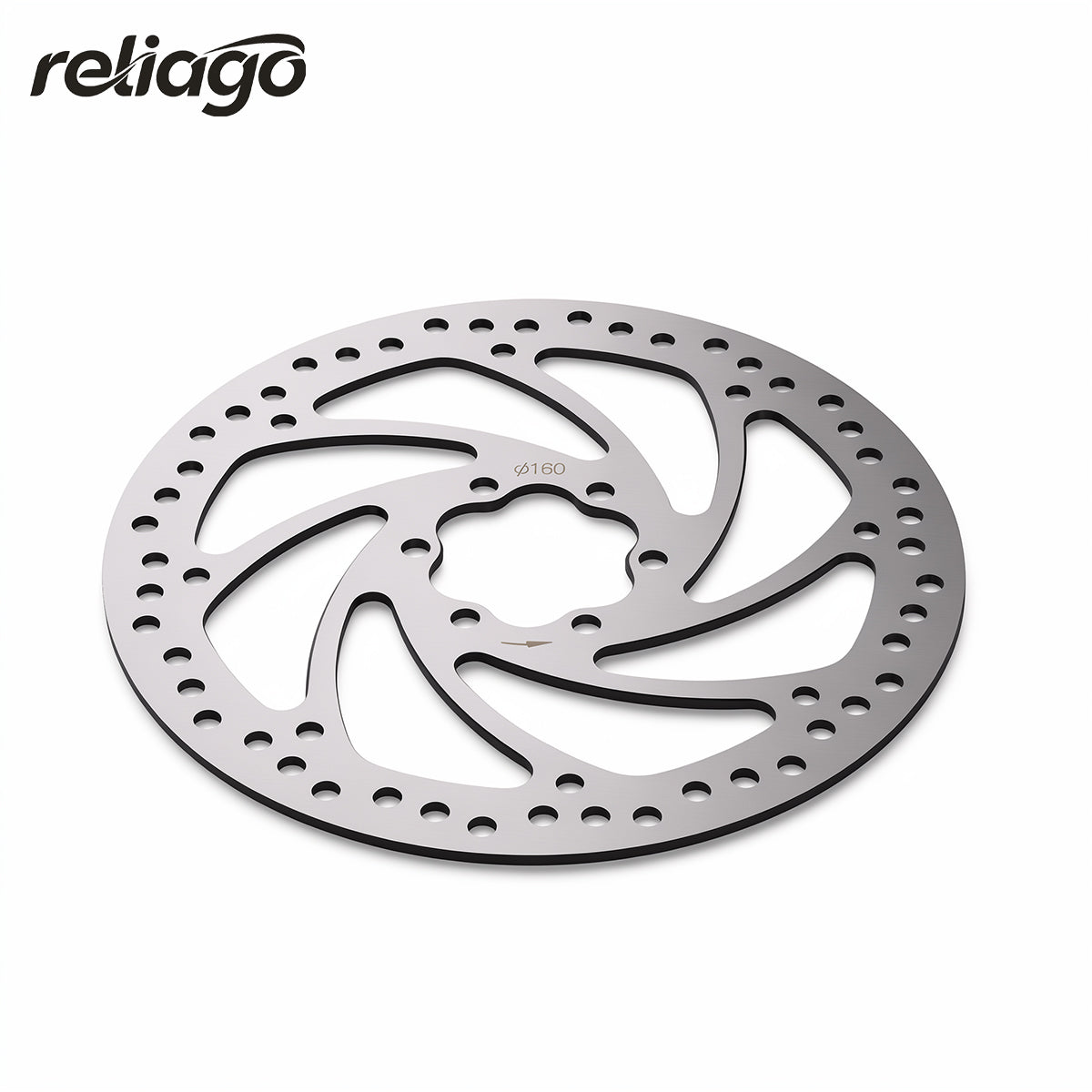 Reliago BK-ROTOR02 160mm E-Bike Brake Rotor Stainless Steel Disc Brake Rotor for Hitway Electric Bike