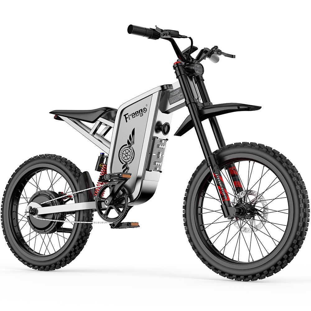 Reliago X2 Pro 3000W  All-Terrain Dirt Ebike 60V 30Ah Full Suspension High Speed E-Bike 80km/h