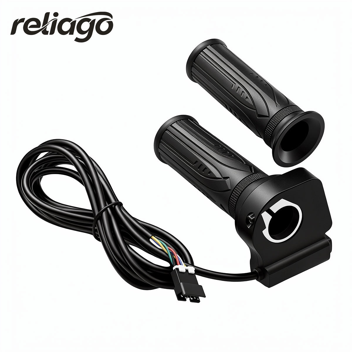 Reliago 36V E-Bike Throttle Grip with Voltage Display and Cruise Control for DYU D3F Electric Bike