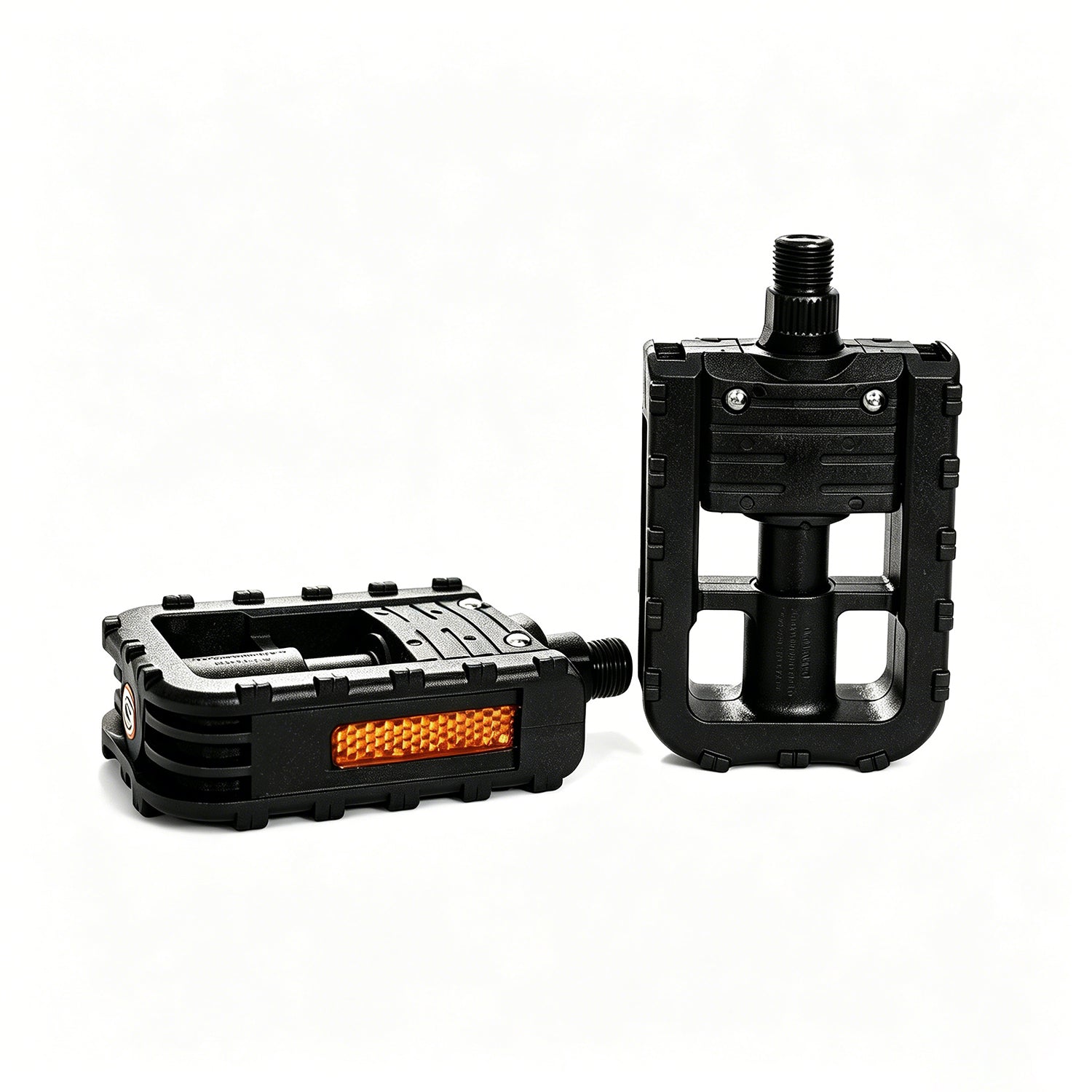 Reliago Anti-Slip Aluminium Alloy Bike Pedals with Reflective Safety Pins – MTB Flat Pedals for C29 E-Bike