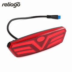 Reliago 60V E-Bike Rear Light Tail Light Brake Turn Signal for Freego X2Pro Electric Bike