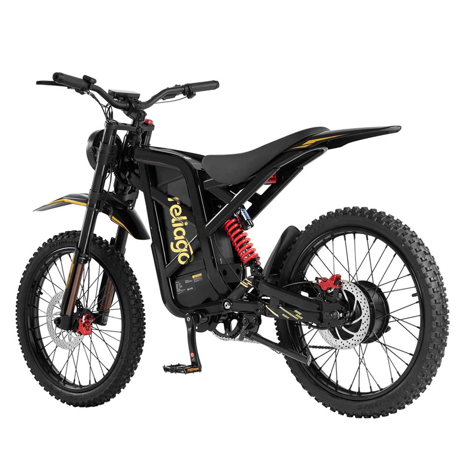 Reliago 2000W Electric Dirt Bike with 48V 25Ah Battery - ZX3 Off Road Ebike|EU Warehouse