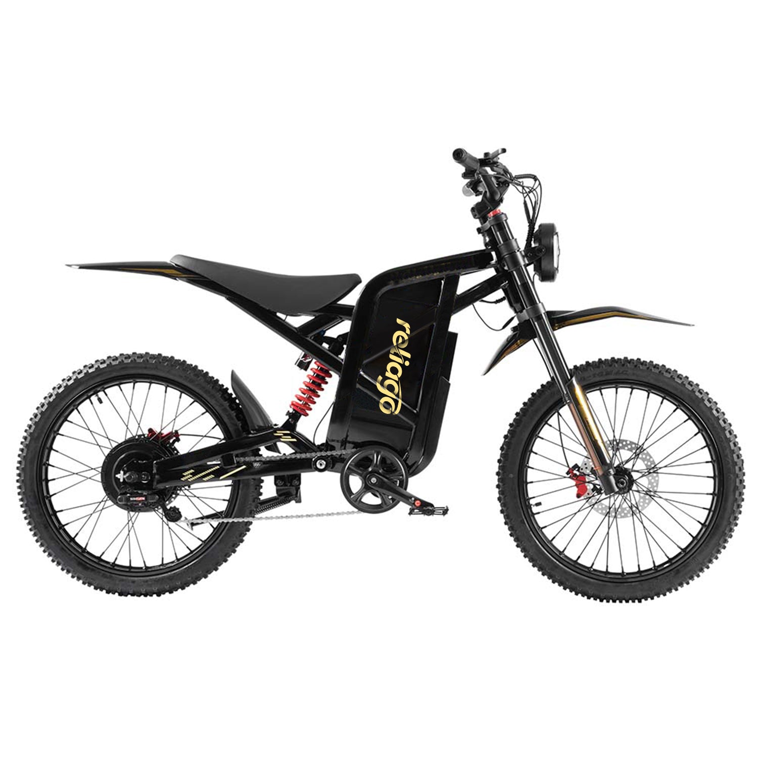 Reliago 2000W Electric Dirt Bike with 48V 25Ah Battery - ZX3 Off Road Ebike|EU Warehouse