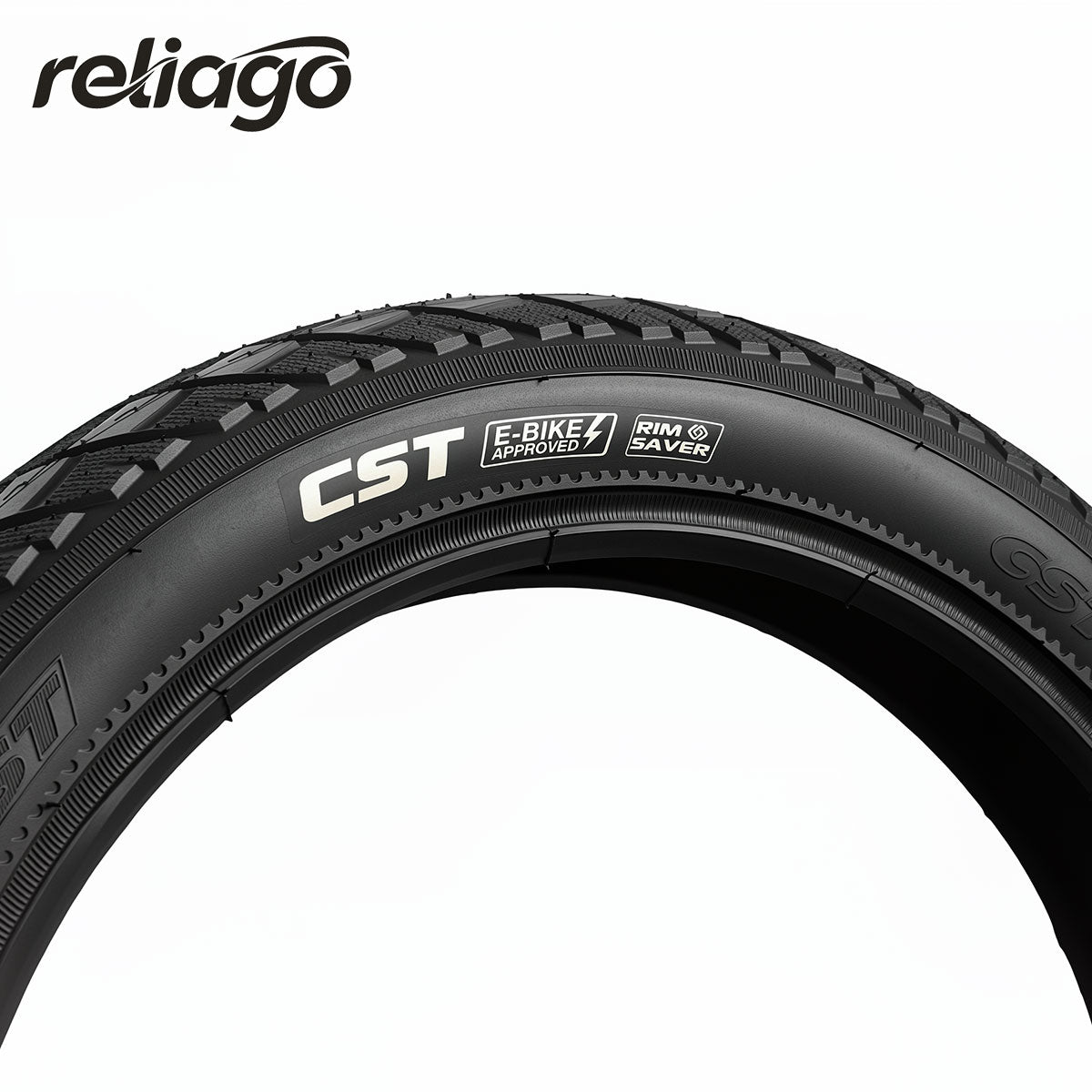 Reliago 14x2.125 E-Bike Tire and Inner Tube Set for DYU D3F
