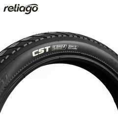 Reliago 14x2.125 E-Bike Tire and Inner Tube Set for DYU D3F
