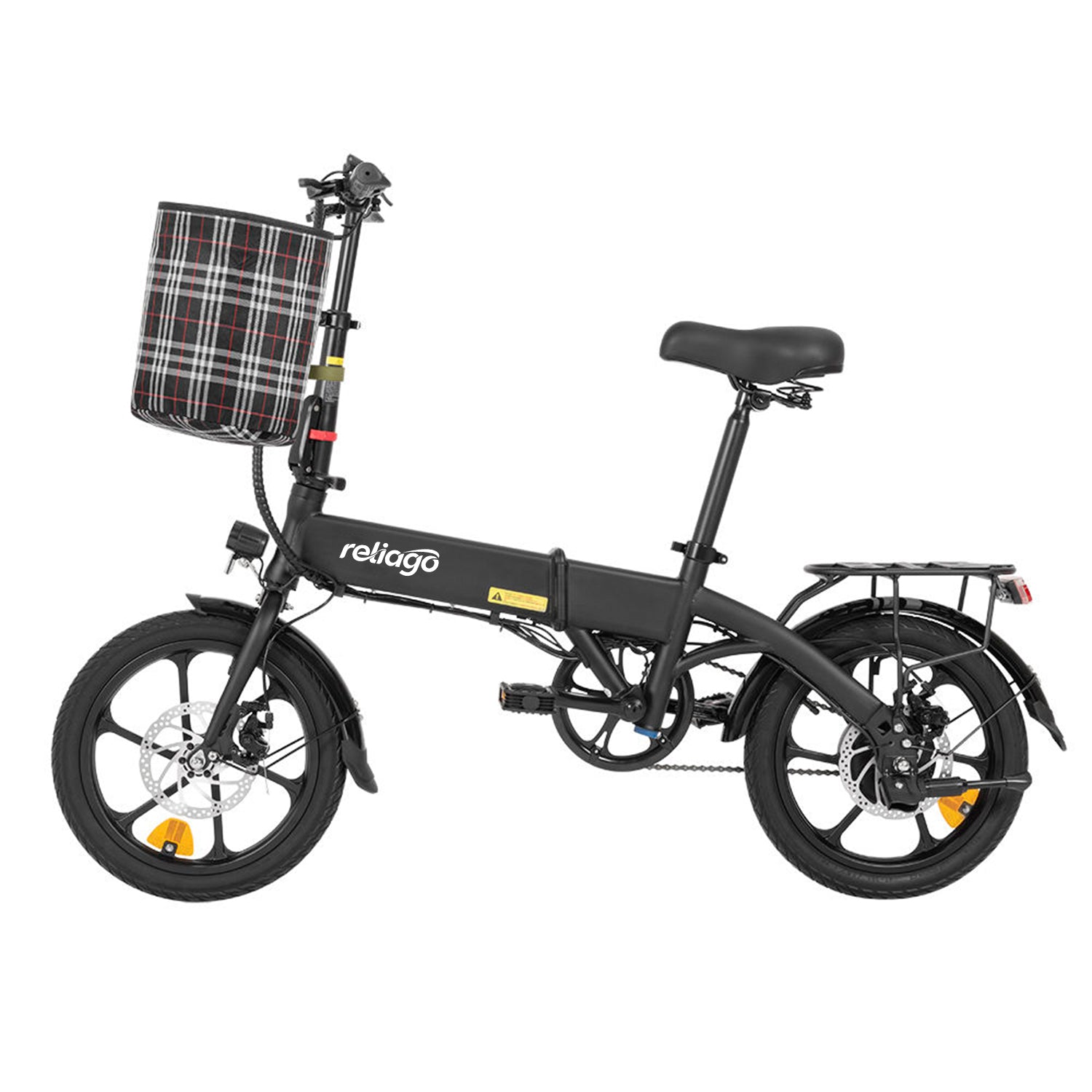 Reliago A1F Pro 16" Folding Electric Bike 250W Lithium Battery Compact E-Bike|EU Warehouse