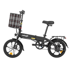 Reliago A1F Pro 16" Folding Electric Bike 250W Lithium Battery Compact E-Bike|EU Warehouse
