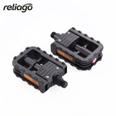 Reliago Ebike Pedals 9/16" Plastic Platform with Reflectors - for Hitway BK5 Electric Bike