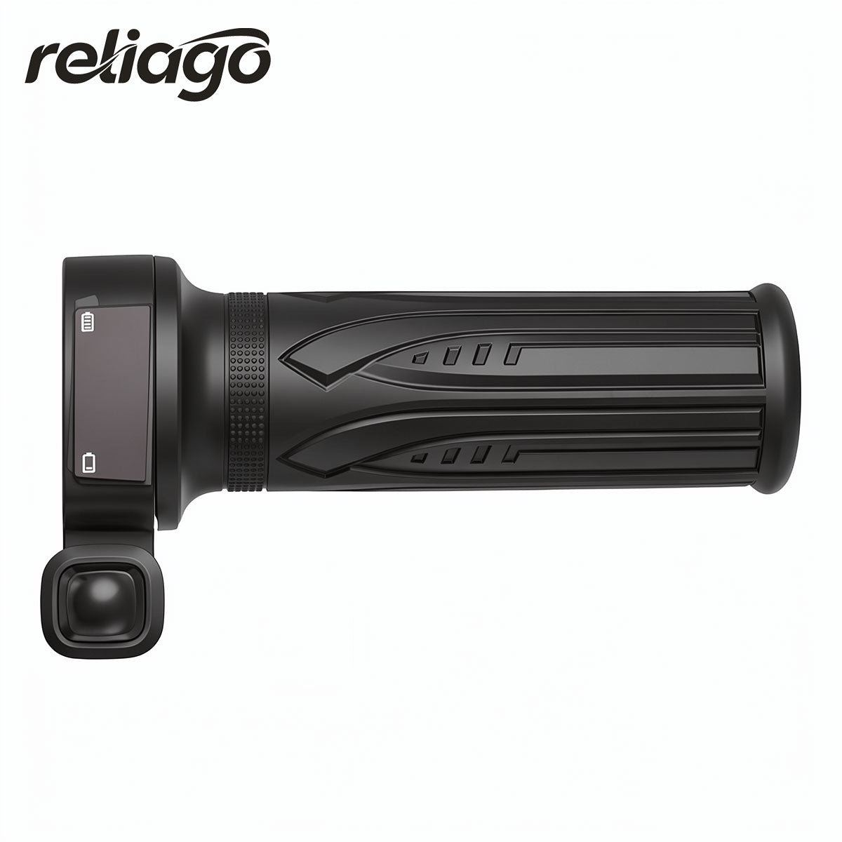 Reliago 36V E-Bike Throttle Grip with Voltage Display and Cruise Control for DYU D3F Electric Bike
