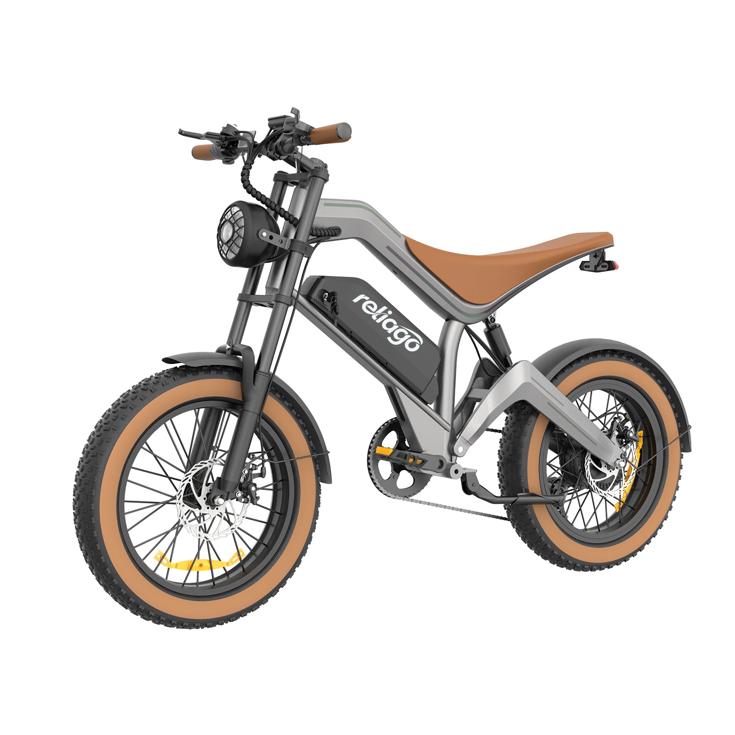 Reliago1000W Fat Tire Electric Bike with 48V Battery - M20 Long Range Ebike|EU Warehouse