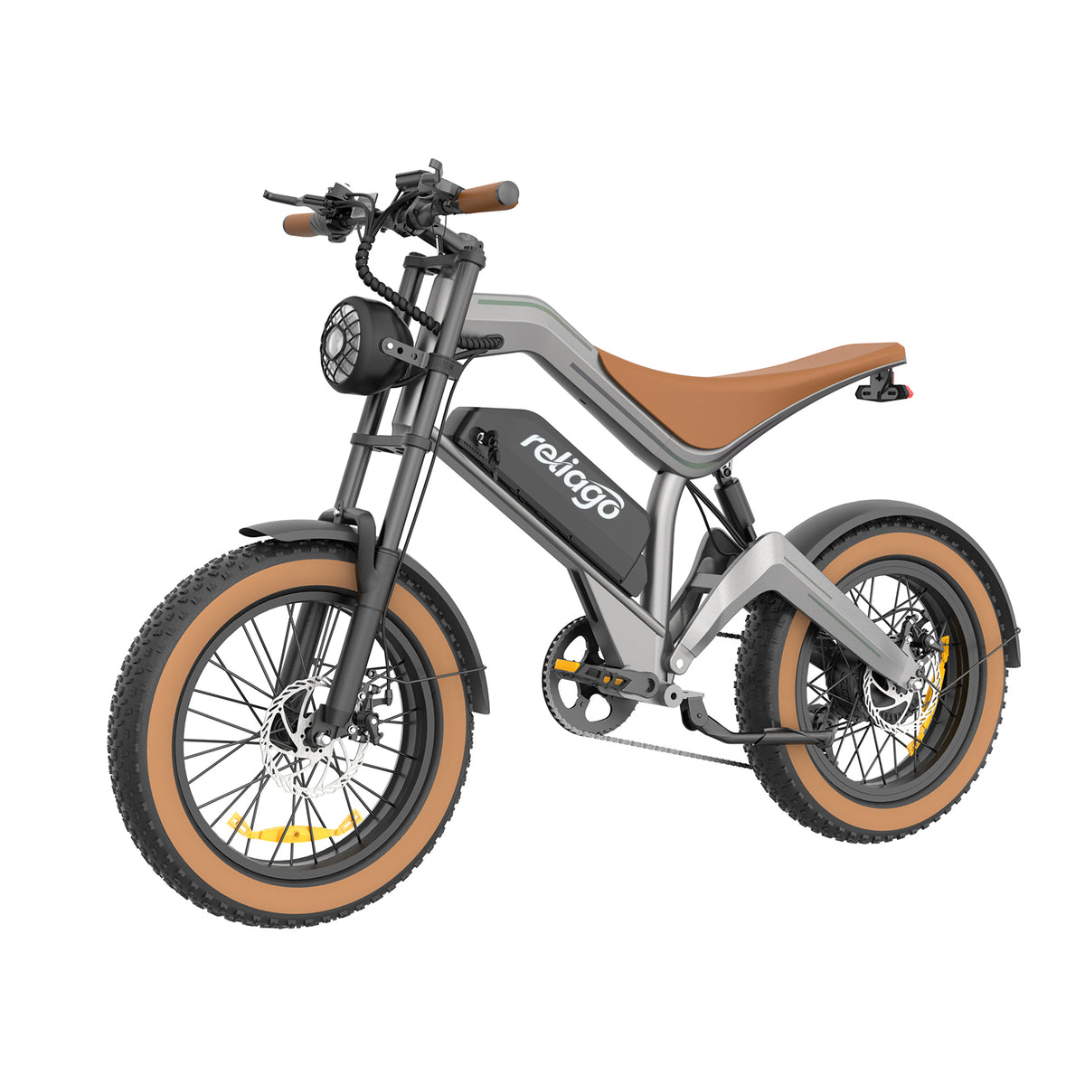Reliago1000W Fat Tire Electric Bike with 48V Battery - M20 Long Range Ebike|EU Warehouse