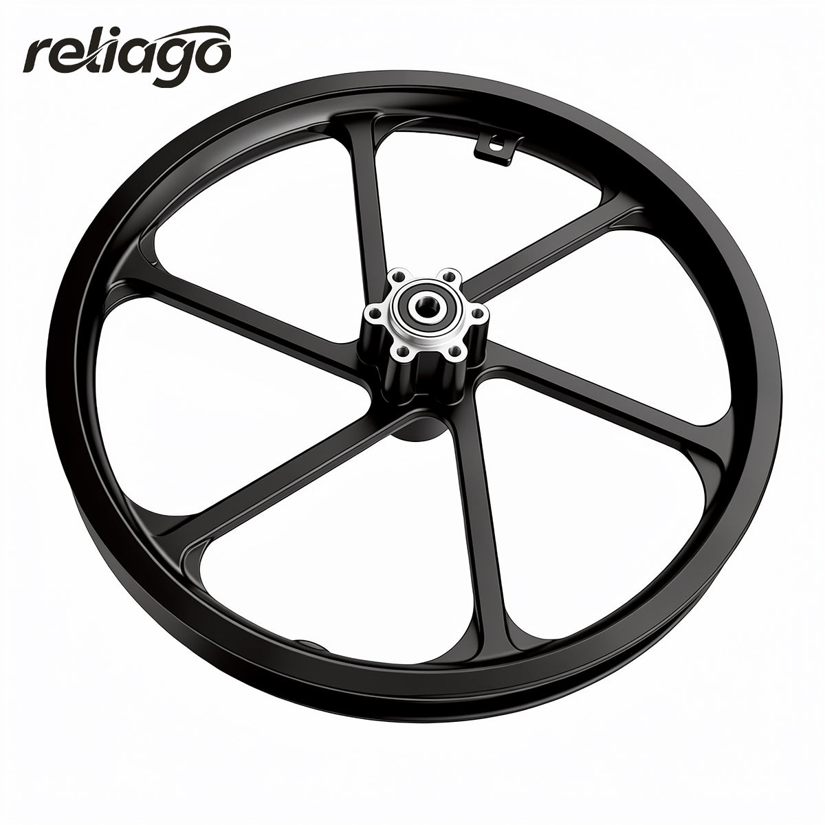 Reliago 16" E-Bike Front Wheel Hub Magnesium Alloy 6 Spoke for Hitway BK5 Electric Bike