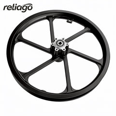 Reliago 16" E-Bike Front Wheel Hub Magnesium Alloy 6 Spoke for Hitway BK5 Electric Bike