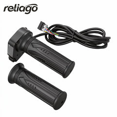Reliago 36V E-Bike Throttle Grip with Voltage Display and Cruise Control for DYU D3F Electric Bike