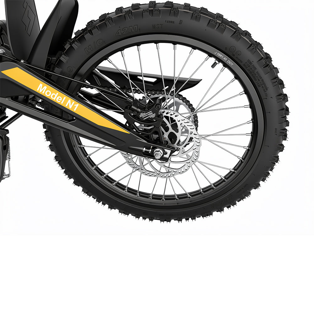 Reliago Nova1 4000W All-Terrain Electric Motorcycle 72V 30Ah Full Suspension 8000W Peak High Speed E-Bike