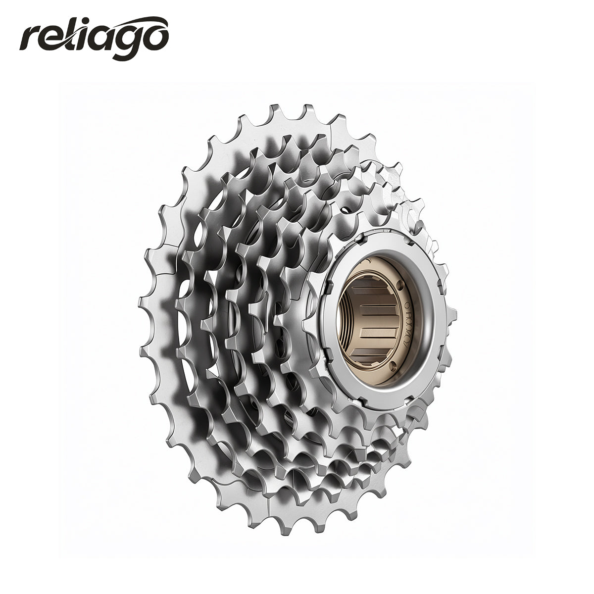Reliago 7 Speed Freewheel 14-28T Threaded Bicycle Sprocket for QMWHEEL V20 Electric Bike Replacement Parts
