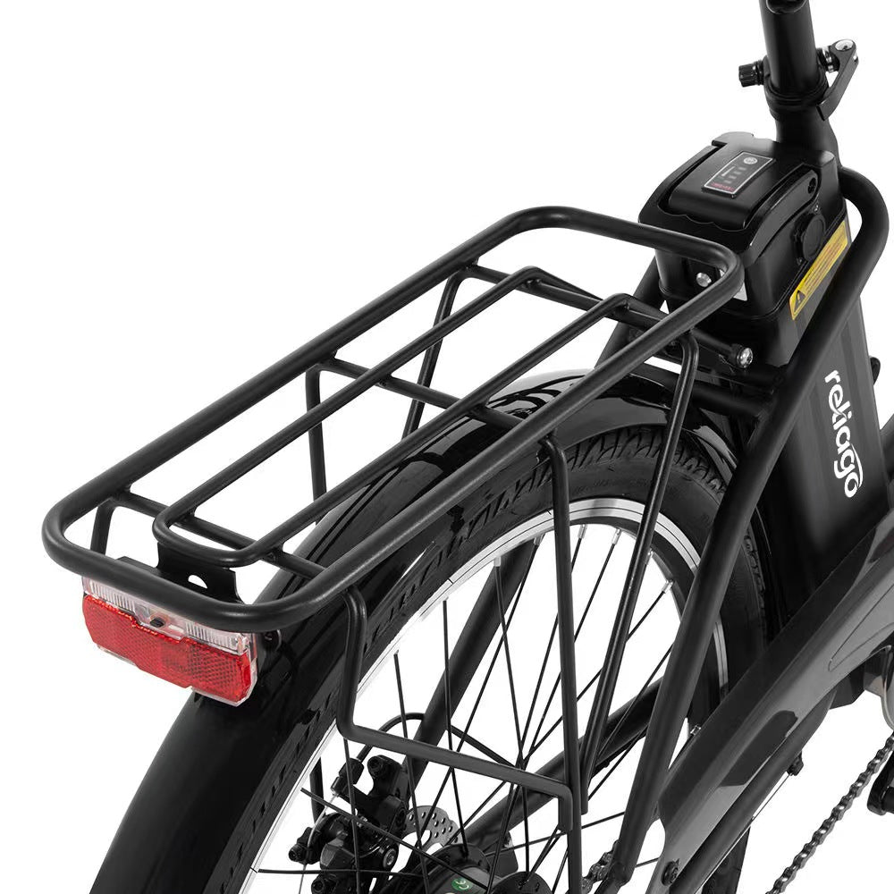 Reliago C6 26" Commuter Electric Bike 350W Motor Long Range Battery E-Bike|UK Warehouse