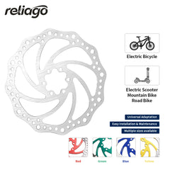Reliago 160mm Mountain Bike Disc Brake Rotor – Durable Bicycle Brake Disc for MTB | Road Bikes