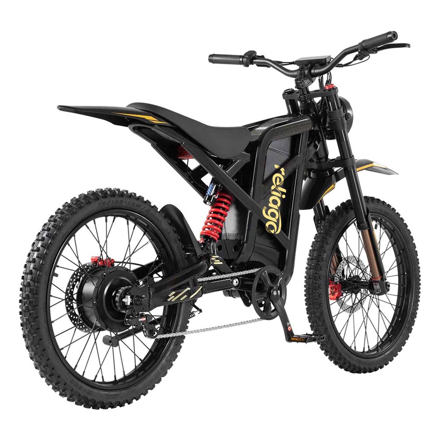 Reliago 2000W Electric Dirt Bike with 48V 25Ah Battery - ZX3 Off Road Ebike|EU Warehouse