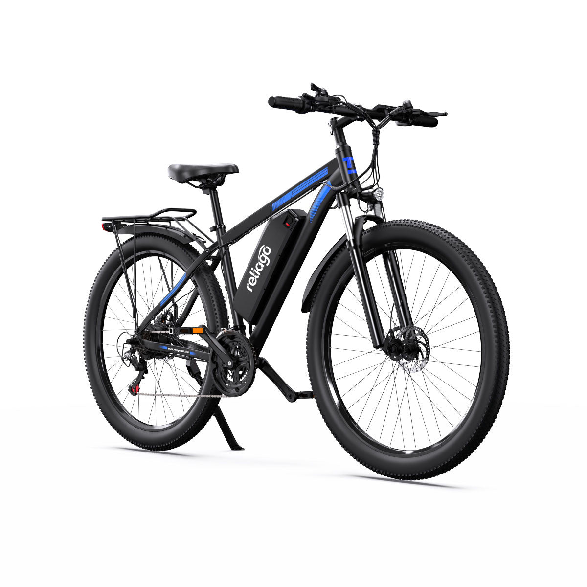 Reliago C29 Dual Battery Electric Bike for Adults, 29" Long Range E-Bike with 750W Motor, 48V 15Ah Removable Battery, Shimano 21-Speed for City & Mountain Riding