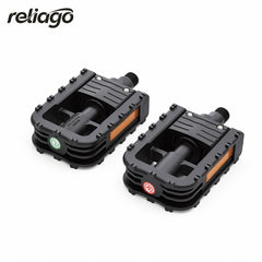 Reliago Folding Bike Pedals with Reflector for HITWAY BK6 E-Bike
