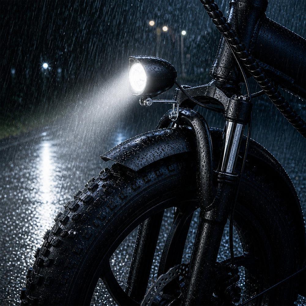 Reliago 3W LED Front Headlight for HITWAY BK6 E-Bike Waterproof Light