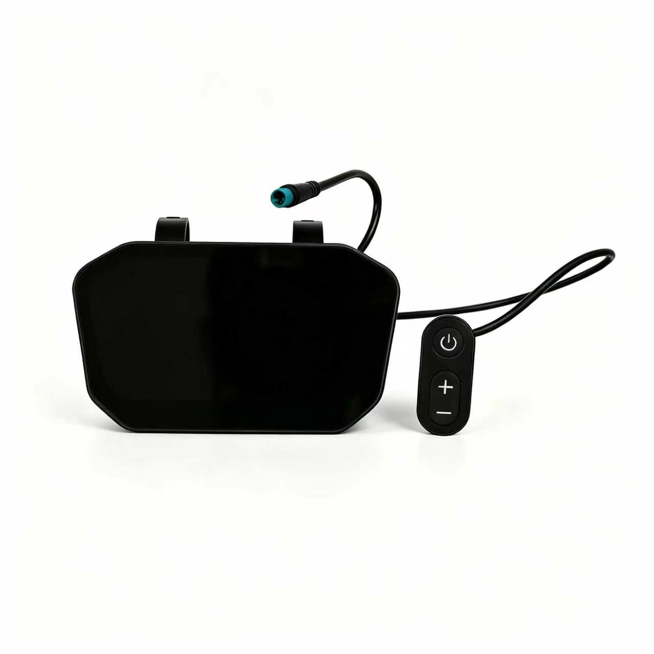 20Inch Electric Bike Dashboard with Switch & Code LCD Display Replacement Parts for Bicycle Accessories