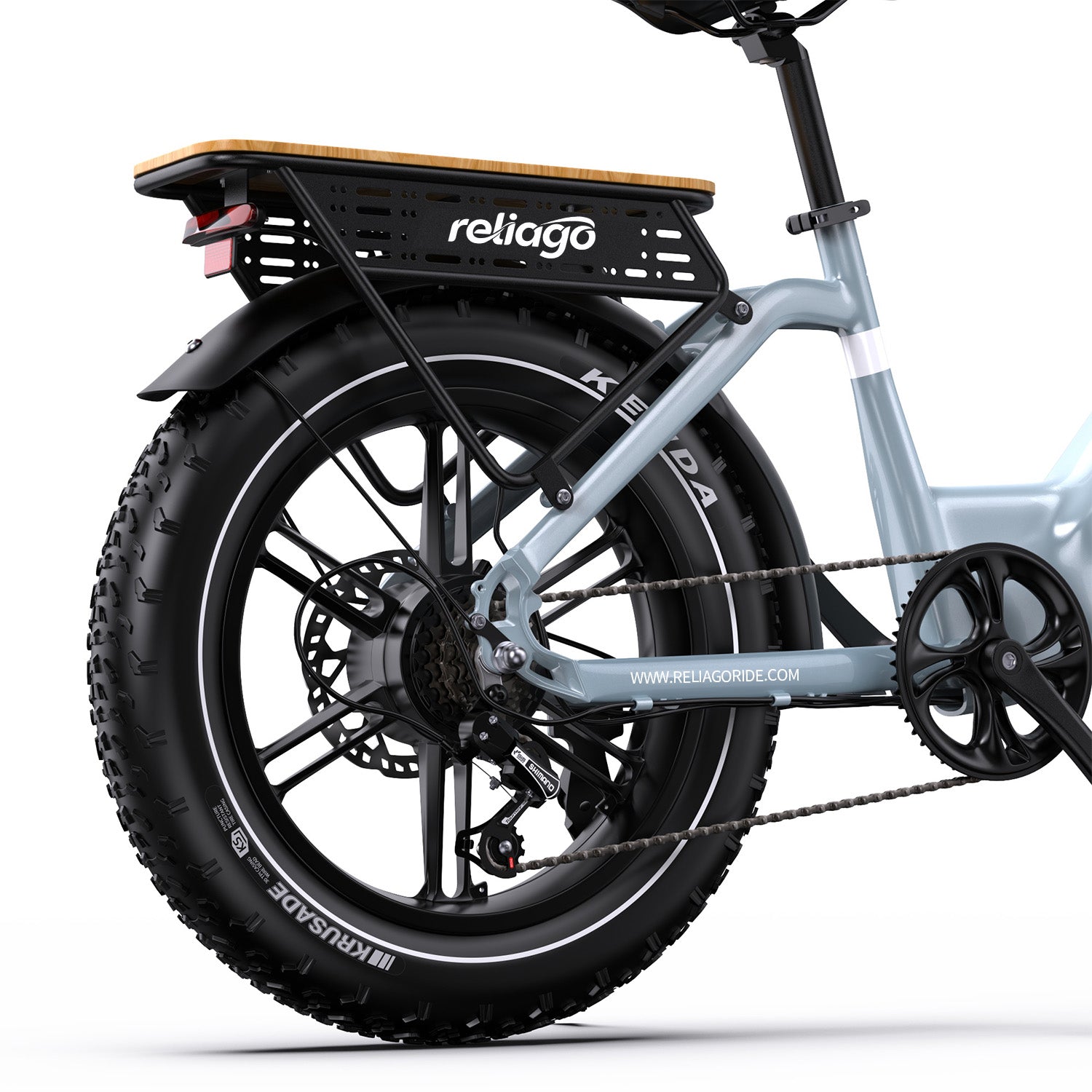 Reliago OT08 20 Inch Fat Tire Electric Bike 48V 500W Motor 18Ah Battery 7-Speed E-Bike