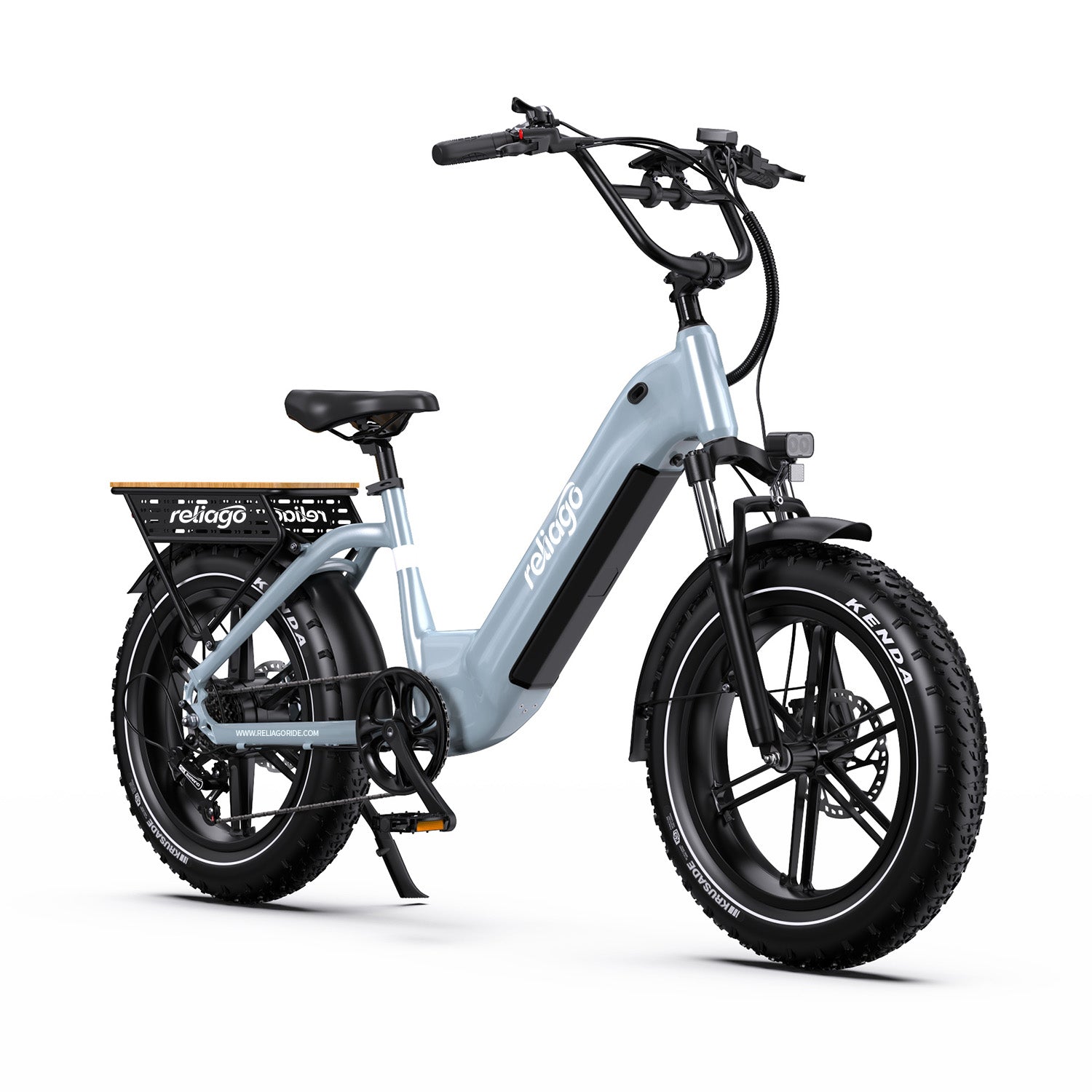 Reliago OT08 20 Inch Fat Tire Electric Bike 48V 500W Motor 18Ah Battery 7-Speed E-Bike