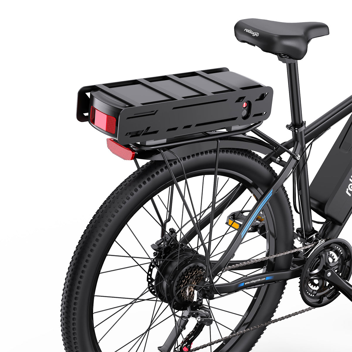Reliago C29 K Dual Battery Electric Bike for Adults, 48V 37.5Ah Long Range E-Bike, 750W Motor, Hydraulic Disc Brakes, 29" Electric Mountain Bike, Up to 170KM Range