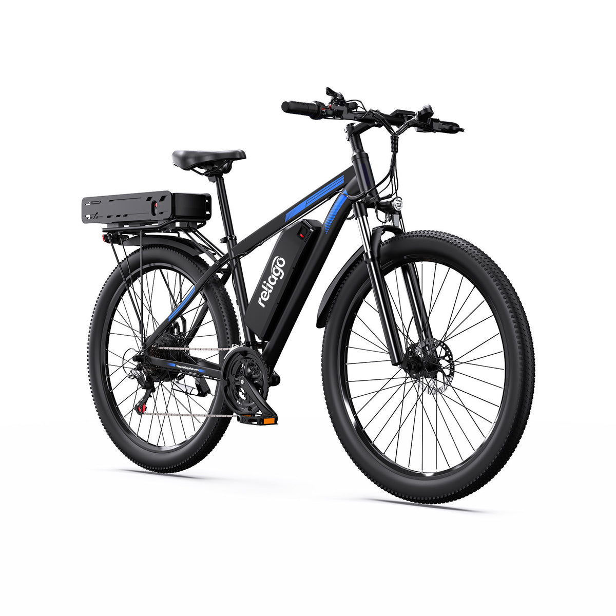 Reliago C29 K Dual Battery Electric Bike for Adults, 48V 37.5Ah Long Range E-Bike, 750W Motor, Hydraulic Disc Brakes, 29" Electric Mountain Bike, Up to 170KM Range
