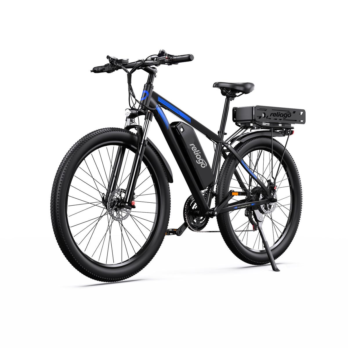 Reliago C29 K Dual Battery Electric Bike for Adults, 48V 37.5Ah Long Range E-Bike, 750W Motor, Hydraulic Disc Brakes, 29" Electric Mountain Bike, Up to 170KM Range